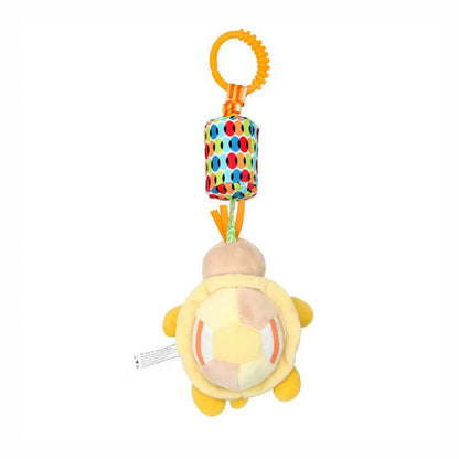 Baby Hanging Rattle – Plush Animal Sensory Toy for Stroller & Crib