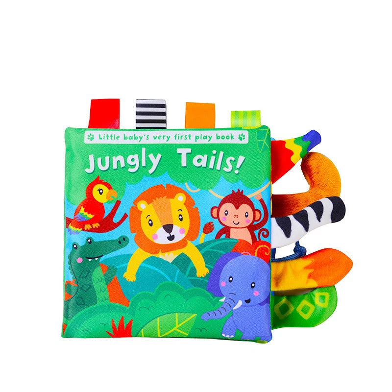 Baby Cloth Book – Montessori Animal Sensory & Learning Activity Toy