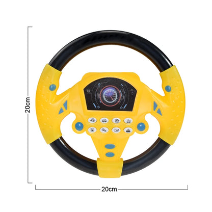 Baby Steering Wheel Toy with Lights and Sounds for Pretend Driving