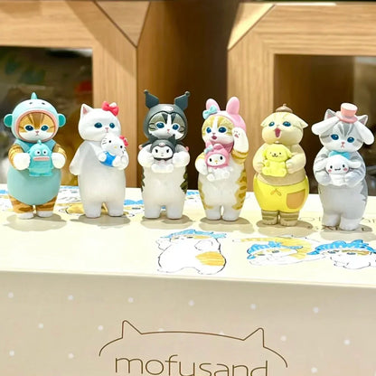 Kawaii Cat Collectible Figure – Cute PVC Model Ornament