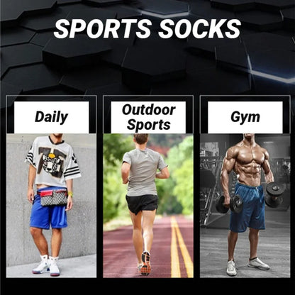 3 Pairs Anti-Slip Football Socks Men Sock Short Long Tube Soccer Basketball Sport Breathable Deodorous 39-45 Running Hiking