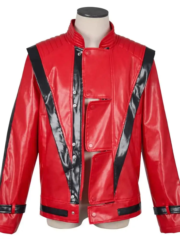 Red Stage Costume Jacket Unisex – Halloween Cosplay Performance