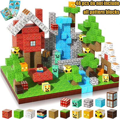 Magnetic Building Blocks Cube Set for Creative STEM Play
