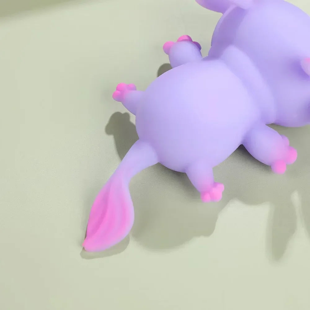 Axolotl Squishy Toy – Cute Slow Rising Squeeze Ball