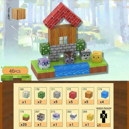 Magnetic Building Blocks for Creative STEM Construction and 3D Models