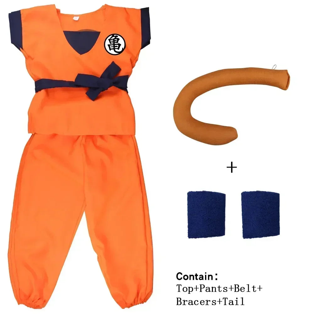 Anime Martial Arts Cosplay Costume Unisex – Kids & Adult Dress Up
