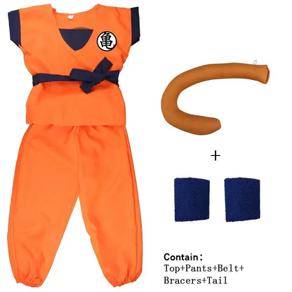 Anime Martial Arts Cosplay Costume Unisex – Kids & Adult Dress Up