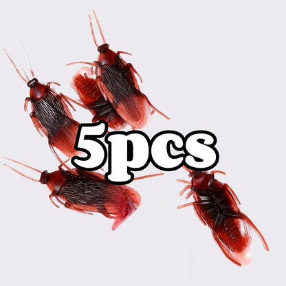 Fake Cockroach Prank Toys – 50-Piece Realistic Insect Set