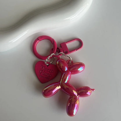 Dog Keychain, Cute Cartoon Jelly Dog Pendant & Animal Keyring