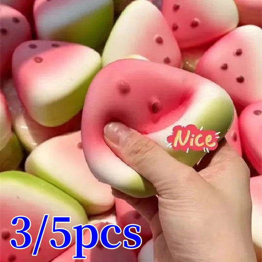 Watermelon Squishy Fidget Toy – Slow Rising Squeeze Stress Toy