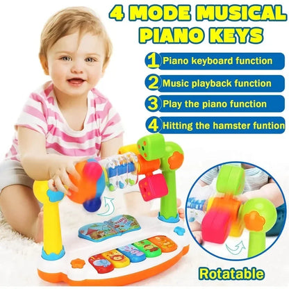 Baby Piano Toy Musical Keyboard with Lights and Sound