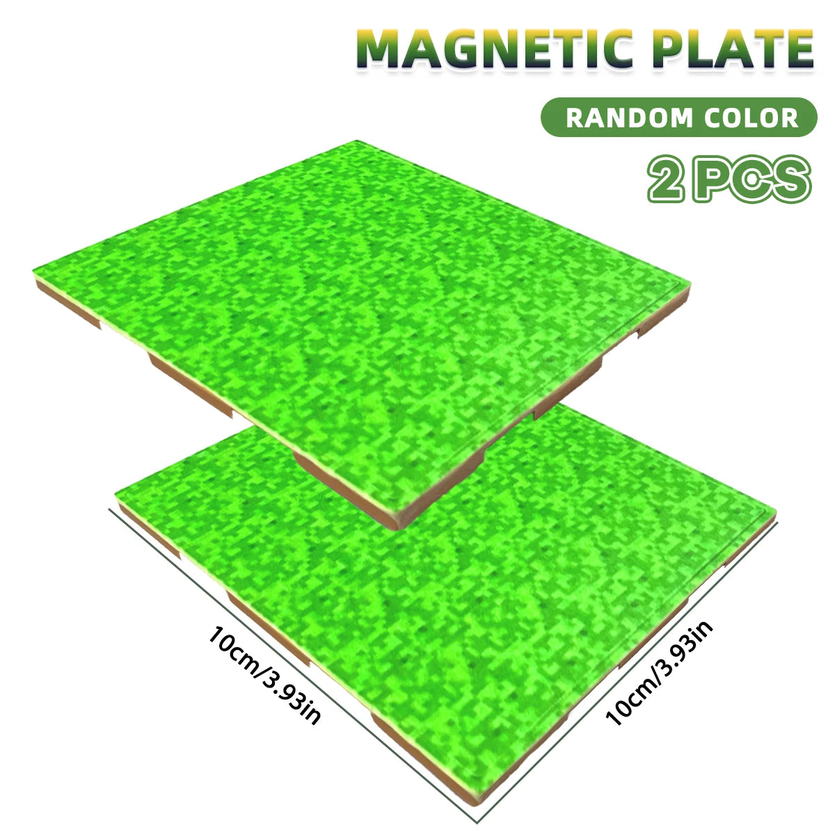 Magnetic Building Block Base Plate for DIY Construction Sets