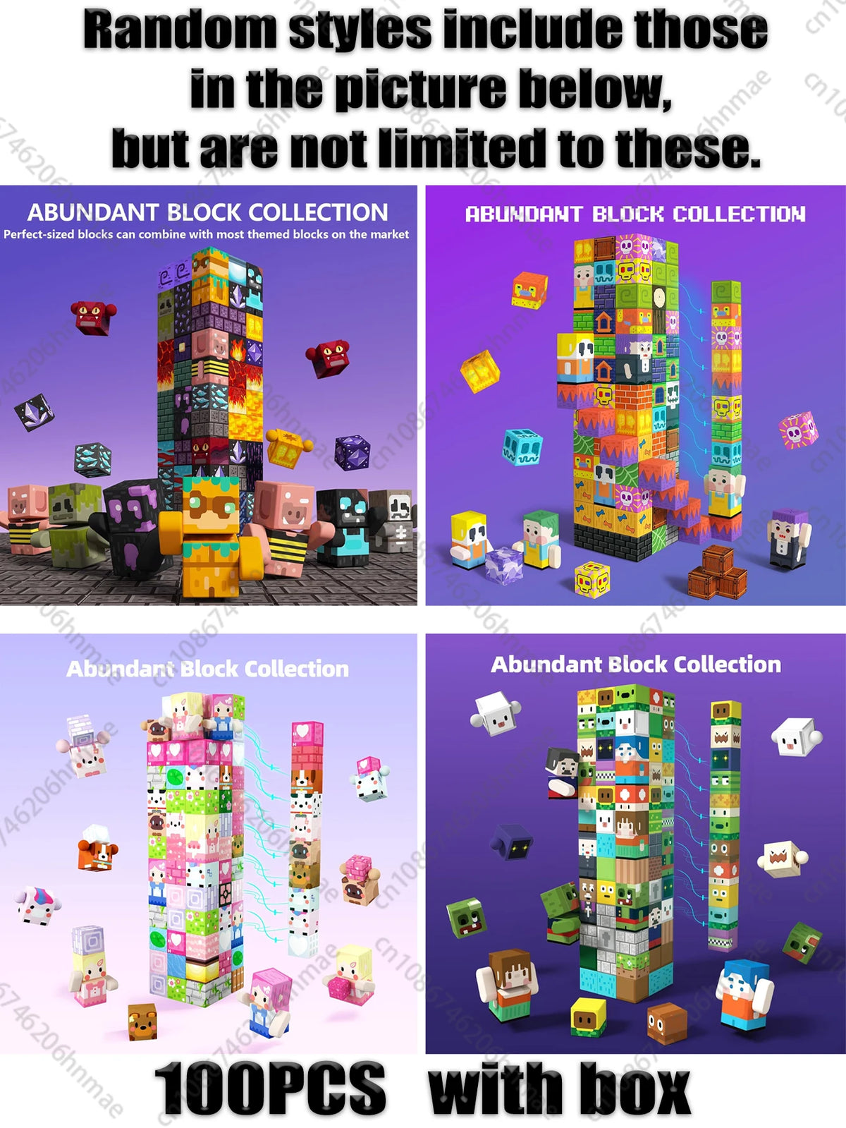 Magnetic Building Blocks Cube Set for Creative Construction Play