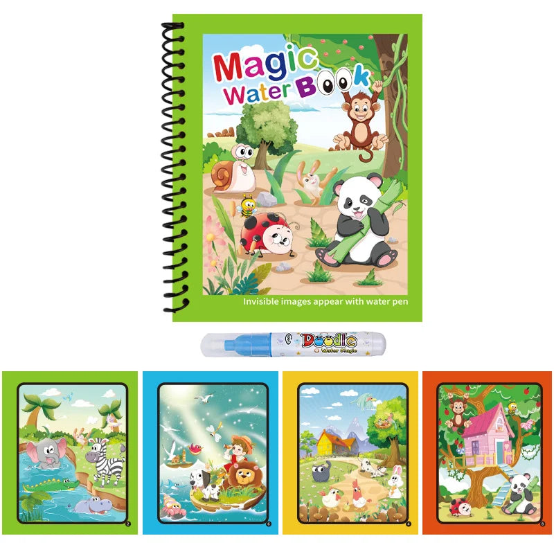 Magic Water Drawing Book