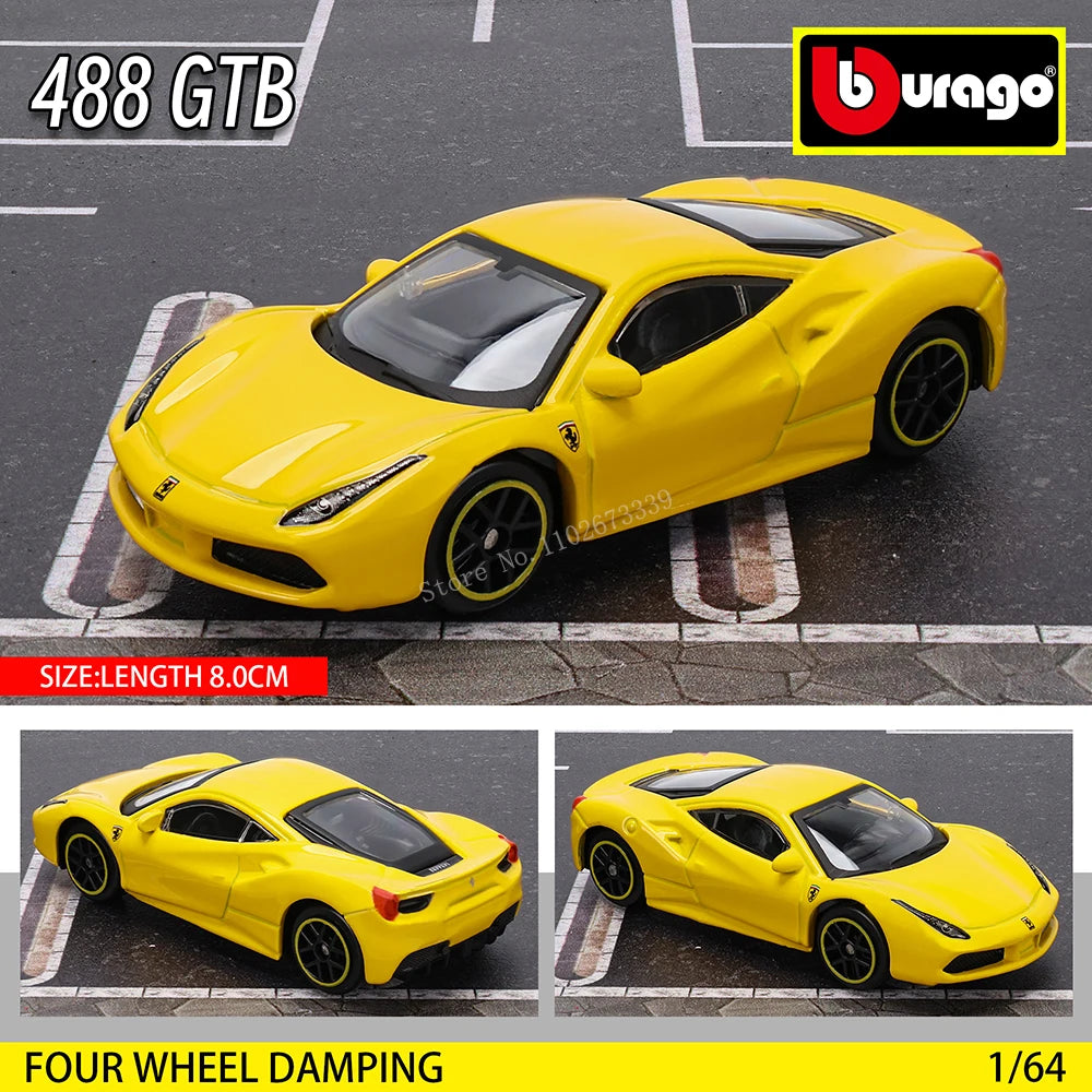 1:64 Diecast Car Model – Metal Alloy Sports Car Collectible