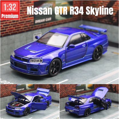 Diecast Toy Car – 1:32 Scale Metal Pull Back Model Vehicle