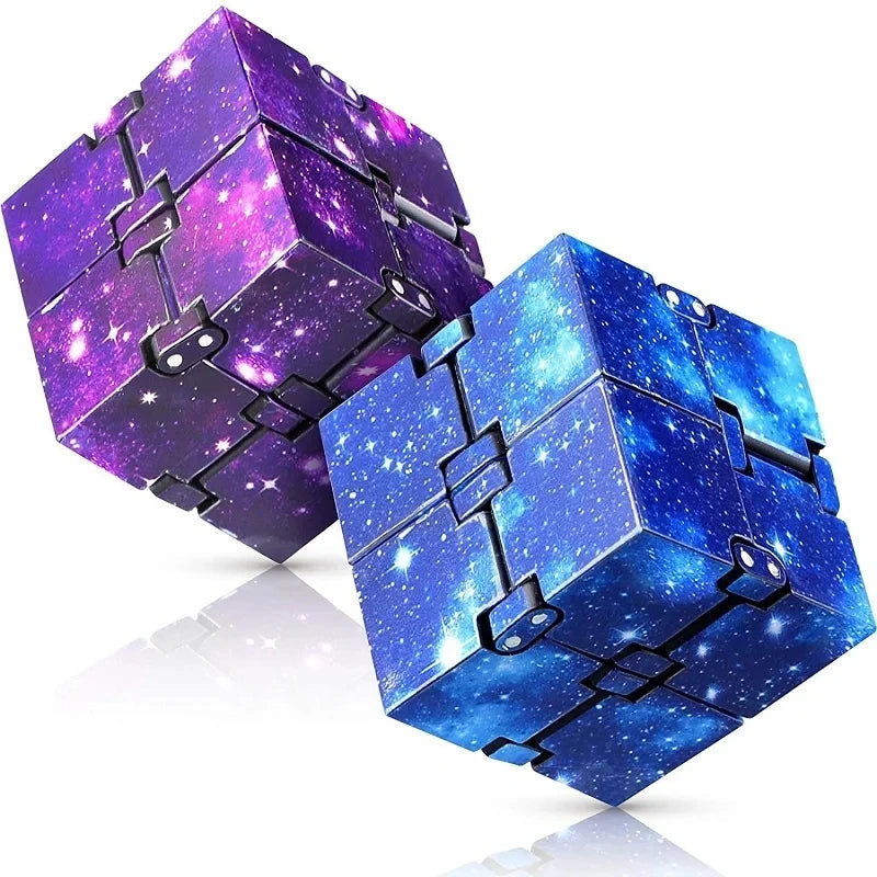 Infinity Cube Fidget Toy – Flip Puzzle Fingertip Game