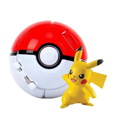 Anime Figure with Ball – Mini PVC Collectible Model Toy