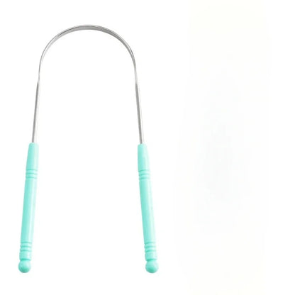 1PCS Stainless Steel Tongue Scraper Oral Tongue Cleaner Brush Tongue Toothbrush Oral Hygiene High Quality Tounge Scraper