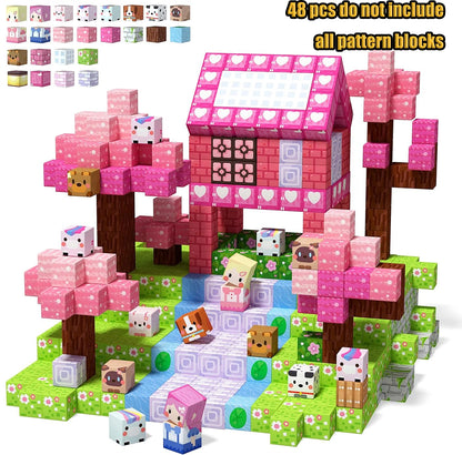 Magnetic Building Blocks Cube Set for Creative STEM Play