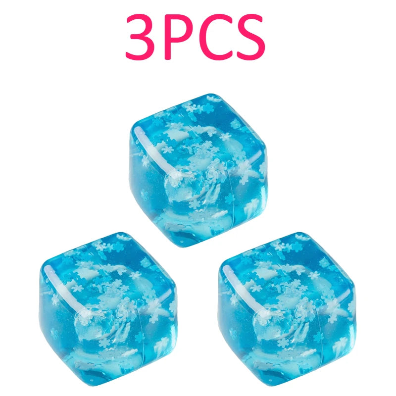 Snowflake Ice Cube Squishy Toy – Slow-Rising Fidget