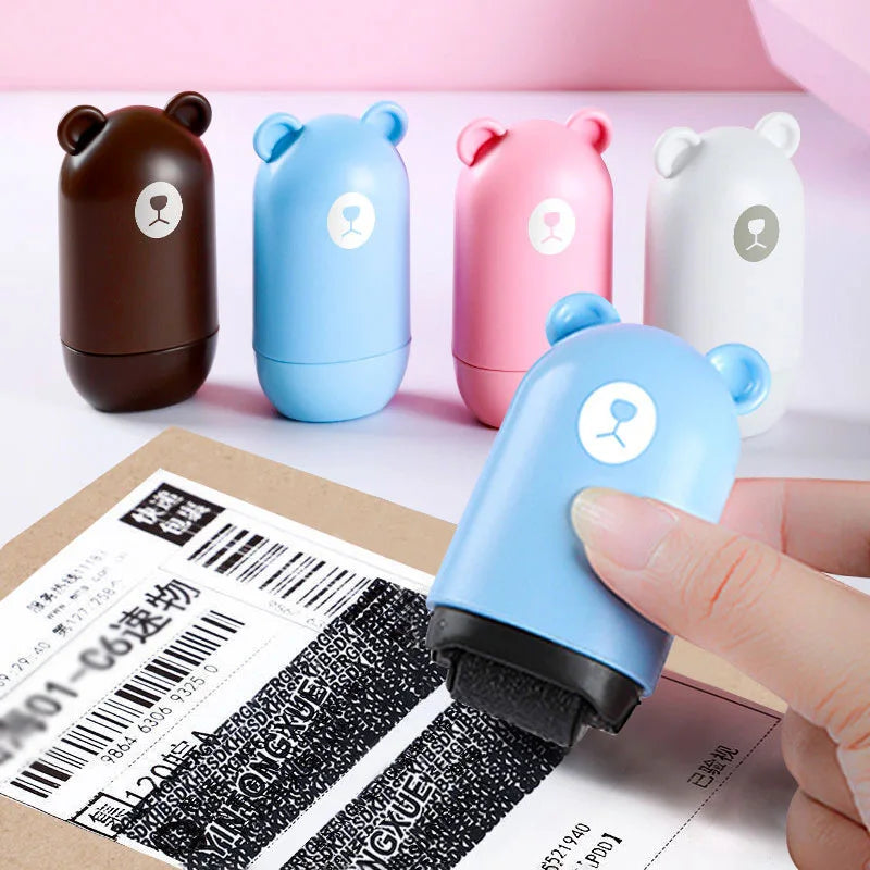 Privacy Stamp Roller, Confidential Data Protection Security Stamp