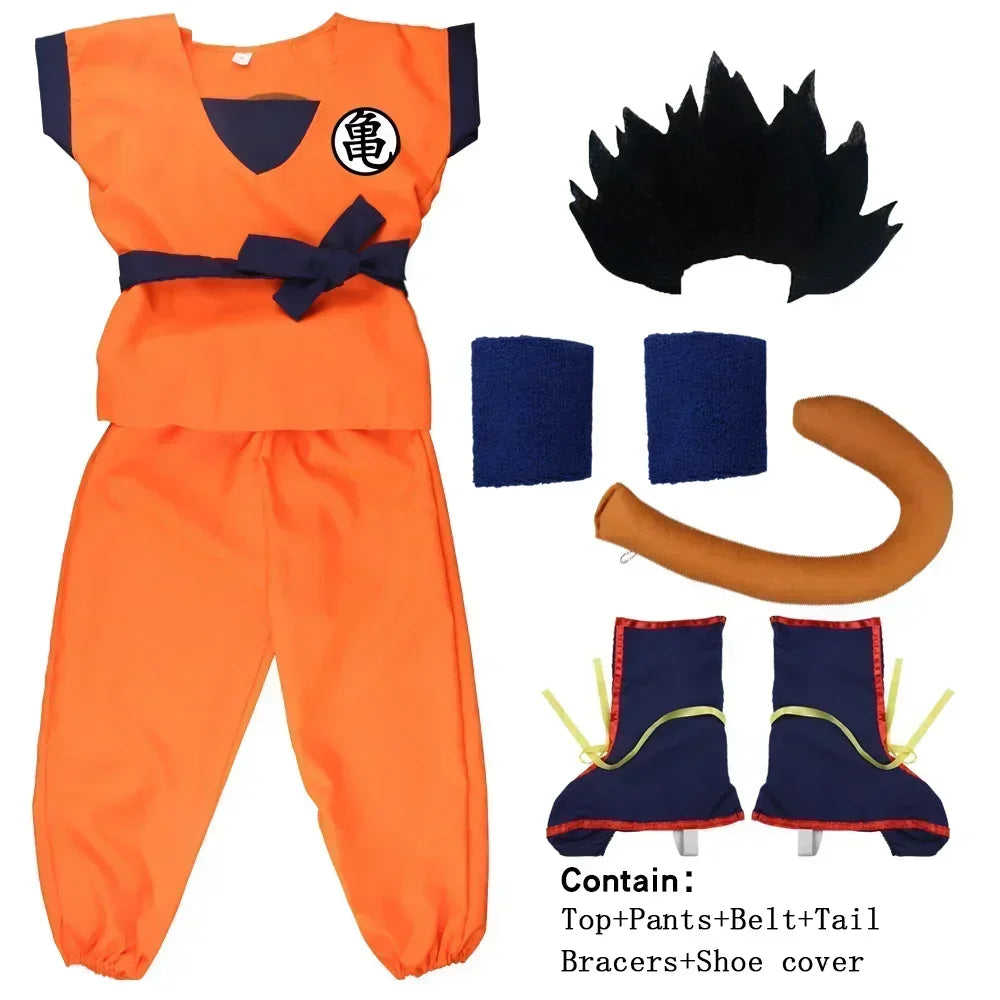 Anime Martial Arts Cosplay Costume Unisex – Kids & Adult Dress Up