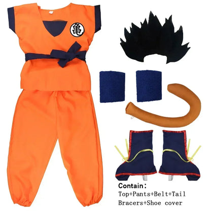 Anime Martial Arts Cosplay Costume Unisex – Kids & Adult Dress Up