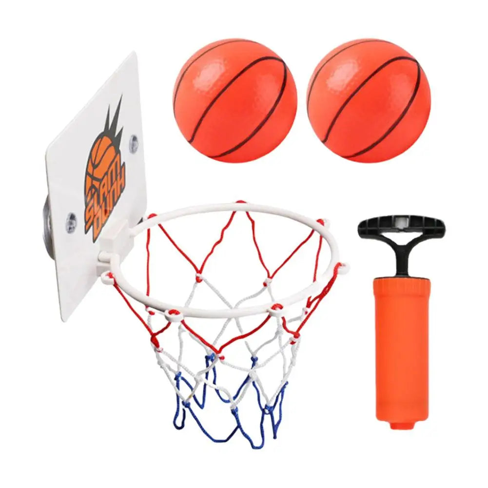 Mini Basketball Hoop Indoor Suction Cup Door Hoop with 2 Balls