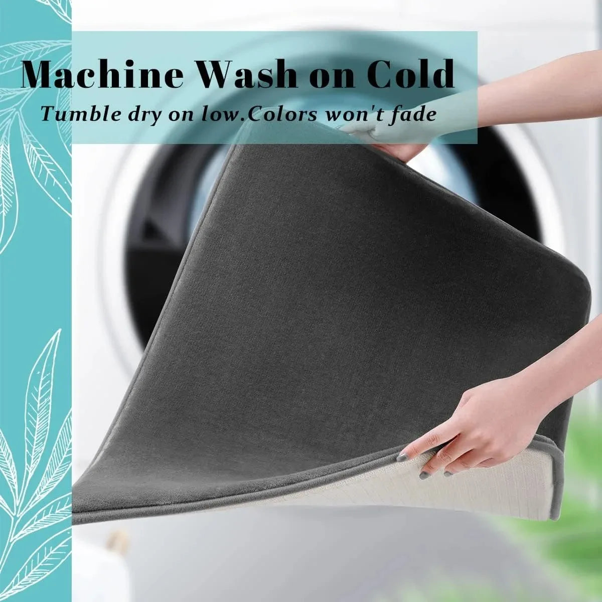 Non Slip Bathroom Mat – Absorbent Quick Drying Floor Mat