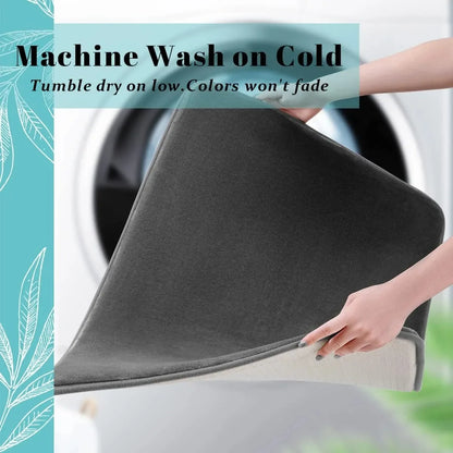 Non Slip Bathroom Mat – Absorbent Quick Drying Floor Mat