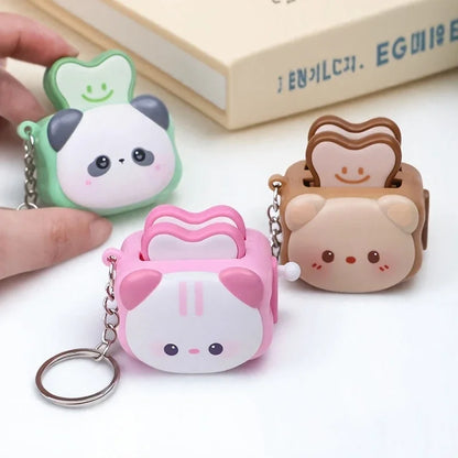 Panda Keychain – Cute Cartoon Key Ring Gift for Women