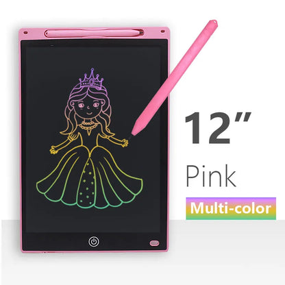 12 Inch LCD Writing Tablet for Kids – Reusable Drawing Board