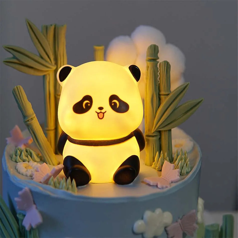 Panda LED Night Light Cute Bedside Lamp for Home Decor