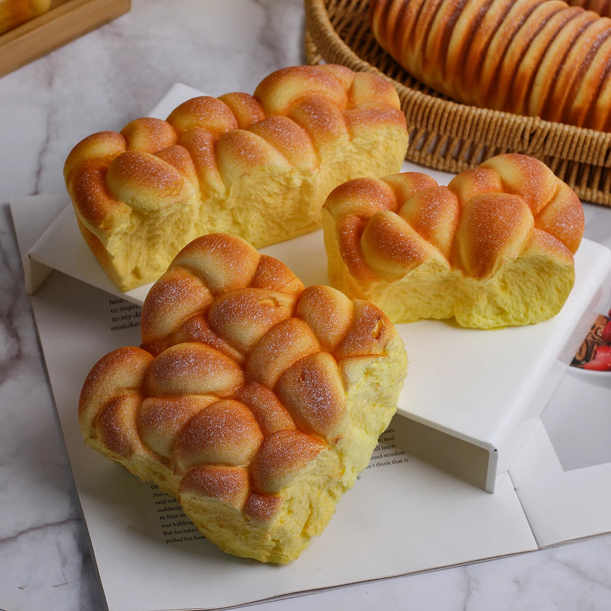 Bread Squishy Toy Slow Rising Soft Squeeze Stress Toy Decoration