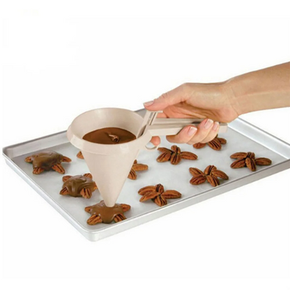 Baking Batter Dispenser, Adjustable Funnel for Pancakes & Pastry