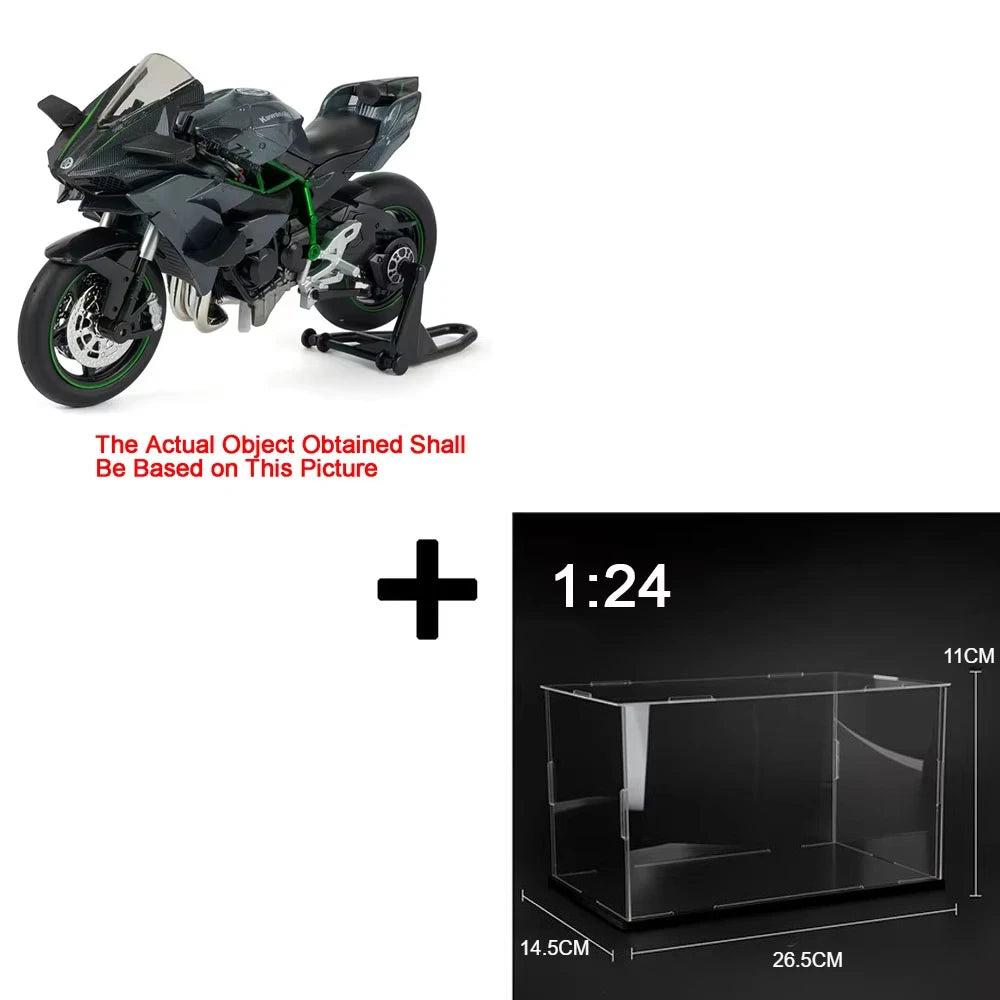 1:12 Diecast Motorcycle Model – Alloy Light & Sound Collectible