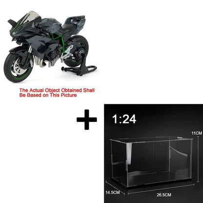 1:12 Diecast Motorcycle Model – Alloy Light & Sound Collectible