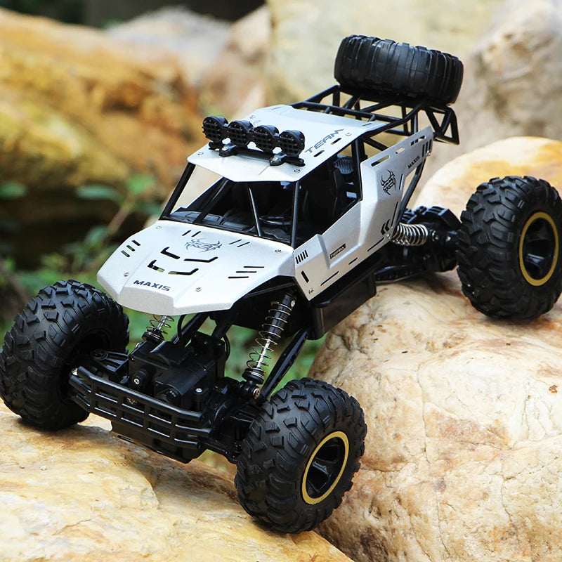 4WD RC Car – LED Lights Off-Road Remote Control Truck for Kids