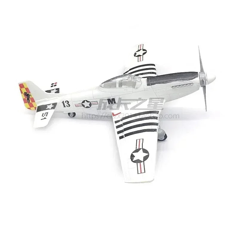 1:48 Fighter Plane Model Kit – 20-Piece Plastic Aircraft
