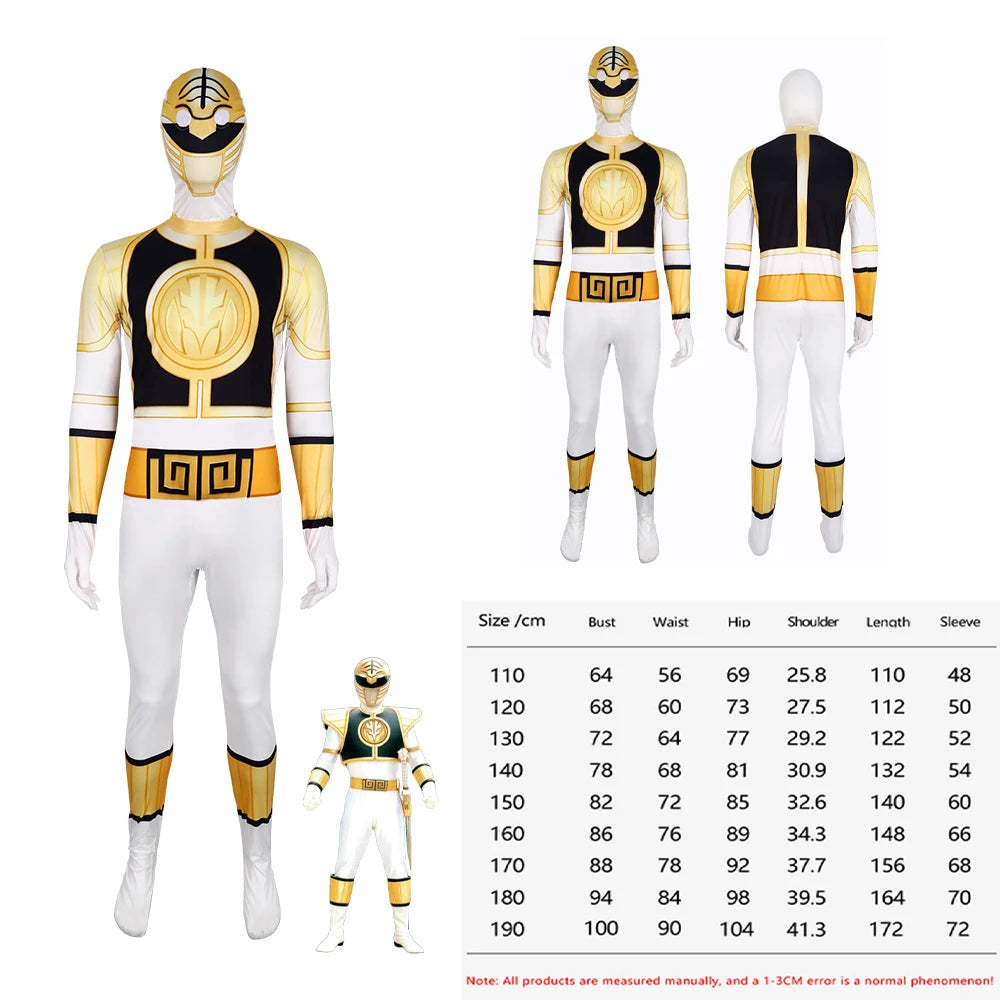 Superhero Samurai Cosplay Costume Adult Jumpsuit with Mask