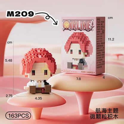 Mini Brick Assembly Model – 3D Building Block Figure