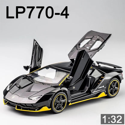 1:32 Diecast Car Model – Alloy Pull Back Light & Sound Toy
