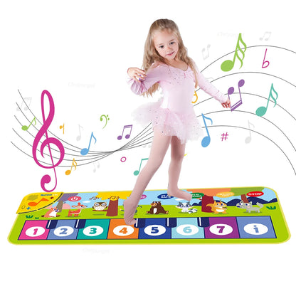 Piano Mat for Kids – Musical Keyboard Dance Floor Mat 80×30cm