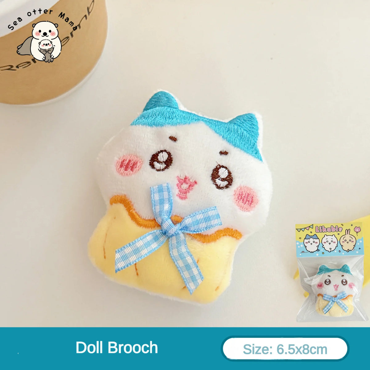 Cute Cartoon Plush Keychain Pendant – Soft Backpack Decoration