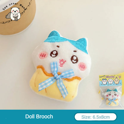 Cute Cartoon Plush Keychain Pendant – Soft Backpack Decoration