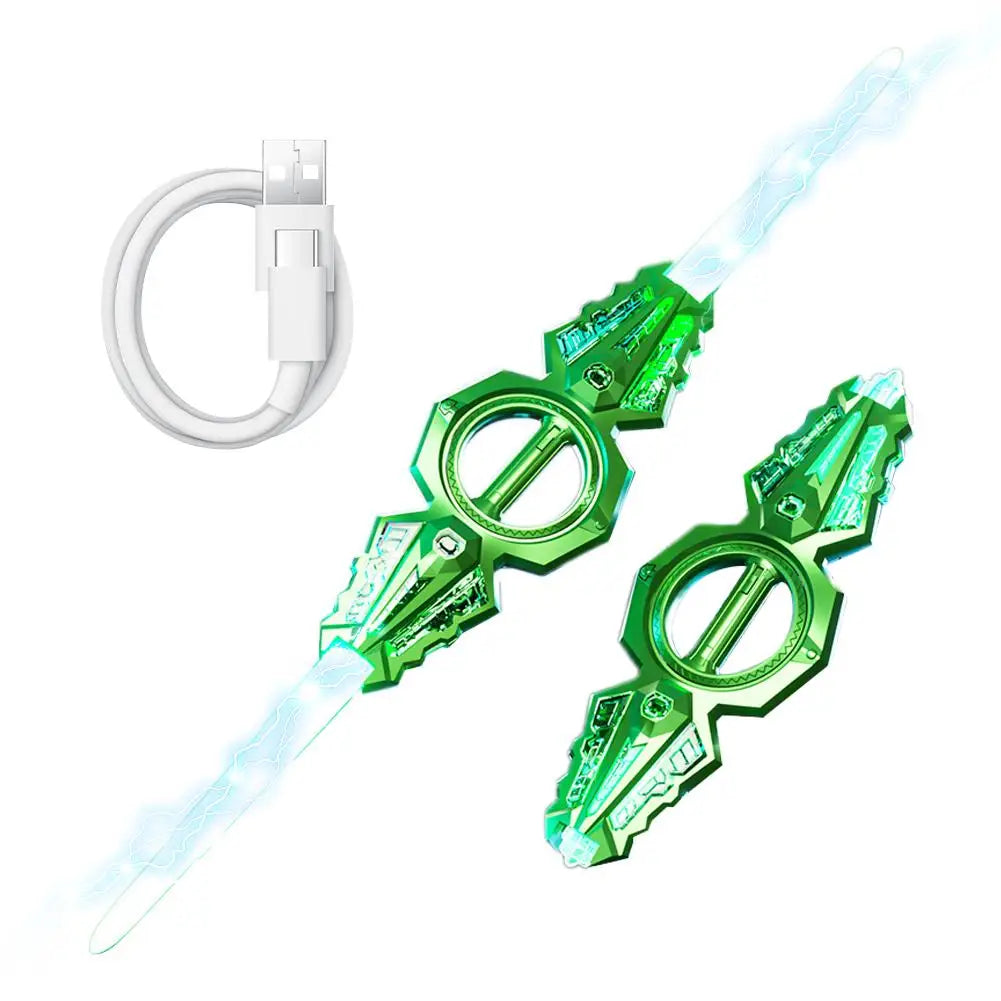 Light Up Sword Toy for Kids – Retractable Rotating LED Sword