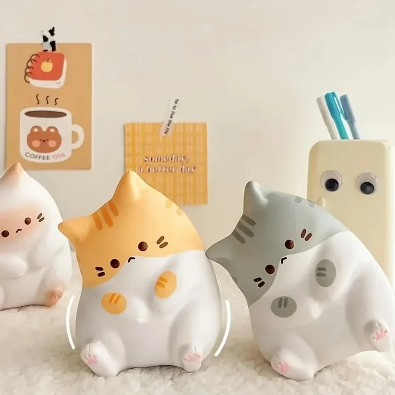 Cat Squeeze Toy – Soft Slow Rebound PU Fidget Ball