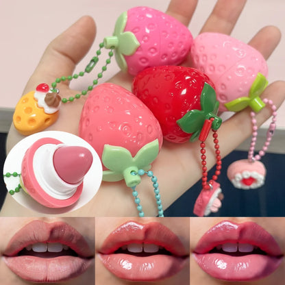 Strawberry Lip Gloss Moisturizing Hydrating Lip Balm 3.5g