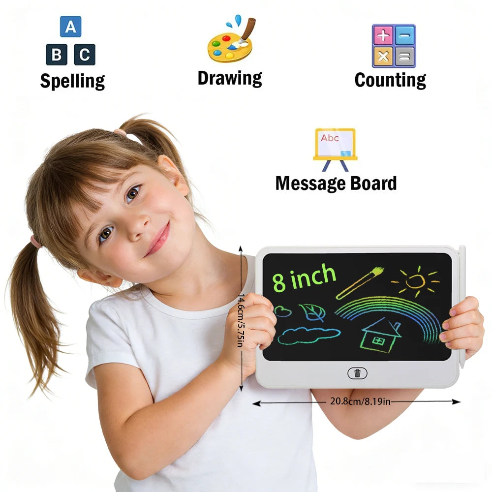 LCD Writing Tablet – Kids Drawing & Doodle Board with Stylus
